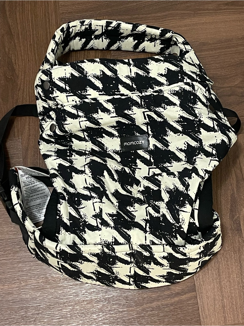 Momcozy Black & White Houndstooth BCarrier